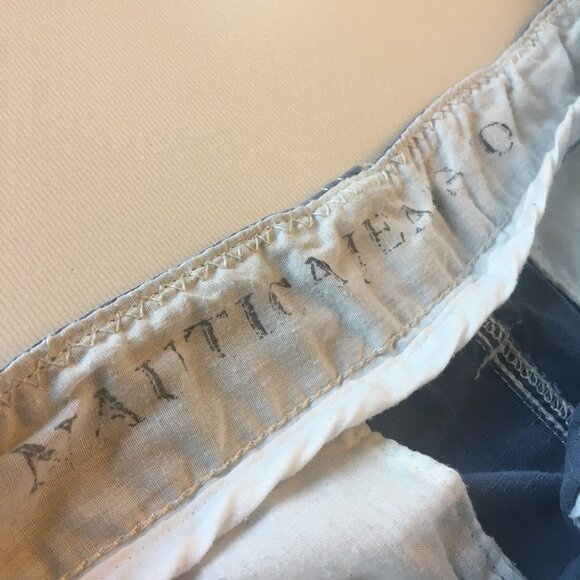 Nautica Cargo Shorts Mens Size 34 Navy Blue 90s Y2K - Picture 9 of 10